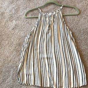 Cute High Neck Keyhole Top